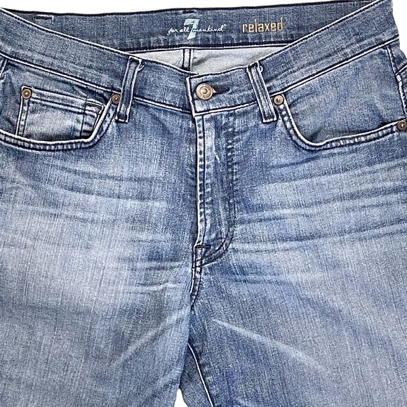🎉 HP! ❤️ Men’s 7FAM Relaxed Fit Stretch Jeans - Picture 2 of 9